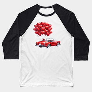 Valentine Car Baseball T-Shirt